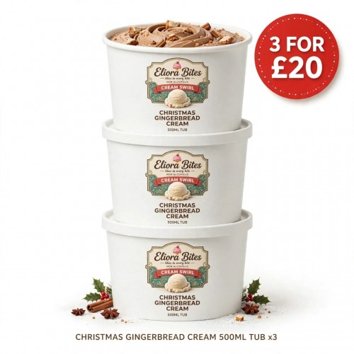 CHRISTMAS GINGERBREAD CREAM 500ML TUBX3